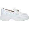 Nero Giardini E306321D Mocassini Donna in Vernice - Bianco 37 EU