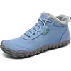 SAGUARO Barefoot Scarpe Invernali Caldo Stivali Neve per Uomo Donna,Gr.36-48