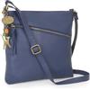 Catwalk Collection Handbags - Borsa a Tracolla Media in Vera Pelle - Borsetta Donna - Borsa a Mano con Tracolla Regolabile - Madison