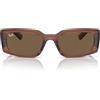 Ray-Ban donna Rb4395 Kiliane Occhiali da sole quadrati, 54 mm