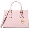 Michael Kors Sheila, Borsa a tracolla da donna di dimensioni medie, Fard in polvere.