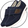 Möge Mocassini Uomo con Strappo Anziano Scarpe in Tela Offerta Senza Lacci Piatte Scarpe da Barca Traspiranti Comode Mocassini Leggere Eleganti Sneakers Scarpe Estive Slip On(Blue,43 EU)
