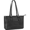 STILORD Rosalind Borsa a Tracolla da Donna in Pelle Media e Grande, Shopper in Vera Pelle Colore:nero
