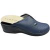 VIRGO FIRENZE Pantofole donna con plantare Estraibile in pelle Traspirante Antibatterico Calzature Professionali Antishock Italiane