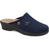 Fly Flot | Classic Woman, Pantofole Donna con Logo Strass, in Velluto, Sottopiede in Pelle