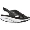 MBT MUGI Sandali Eleganti da Donna in Pelle Calzature Leggere e Comode per la Primavera Estate Calzature Fisiologiche Confort e Stabilità. Sandali Moderni con Fibbia. Colore Nero
