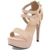 LarDorLin Donna Tacco a Spillos Estate Plateau Sandals Semplici
