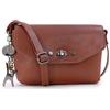 Catwalk Collection Handbags - Borsa a Tracolla Piccola in Vera Pelle - Borsetta Donna - Borsa a Mano con Tracolla Regolabile - Florence