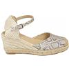 NOESLOMISMO BY DILEMA No es Lo mismo - Sandali o Espadrilles di Iuta con Zeppa per Donna | Plateau