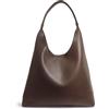 Hoxis Borse Hobo per Donna in Morbida Pelle Vegana Borsa a Tracolla Borsa a Mano Slouchy Borse Tote, Caff, Large