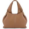 ACUYE Borsa tote in pelle da donna, Y2K Hobo in ecopelle con tracolla regolabile, 02-marrone Mini, 23cm