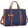 NEWHEY Borsa Università Donna in Pelle PU - Tote Bag Grande Per Lavoro Con Porta PC 15.6 Pollici a Spalla e Tracolla