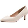 Jamron Donna Vera Pelle 5CM/7CM/9CM Tacchi a Spillo Elegante Decolletè Scarpe a Punta Scarpe da Ufficio