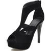 LarDorLin Donna Tacco a Spillos Estate Plateau Sandals Semplici