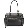 David Jones Paris - Borsa a spalla da donna, in pelle PU, taglia media, alla moda, classica, da lavoro, ufficio, città elegante, alla moda, da sera, chic