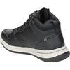 Skechers Delson, Stivali classici Uomo, Black Leather Blk, 41.5 EU