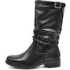 IF Fashion Stivali Stivaletti da Donna Biker Motociclista Traforati Primaverili Estivi Con Fibbia YL205 nero N.39