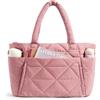 bagsmart Borsa tote da donna, borsa tote con cerniera, grande borsa a tracolla trapuntata con scomparti per viaggi, lavoro, palestra