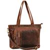 STILORD Doro 3-in-1 Borsa Donna Grande a Tracolla Borsetta Cuoio Tote Bag Spalla Vera Pelle Borsa a Mano Lavoro Shopping Tempo Libero Notebook Colore:torino - marrone