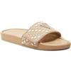 GUESS Flgcanfab19-nude, Sandalo Donna, Nero, 35 EU