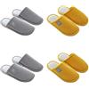 Teceyfeet 4 Paia Pantofole Donna Invernali Ciabatte Ospiti Lavabili Pantofola Comoda Ciabatte Pelose Calde Casual da per Unisex Slipper Pantofole per Ospiti