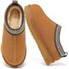 Meik Mangni Pantofole Donna Uomo Inverno Scarponi da Neve in Pelle Unisex-Adulto Caldi Ciabatte da Casa Antiscivolo,35-44 EU