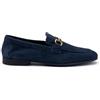 Frau Mocassino Blu con Morsetto 34D6-42, Blu