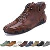 Overhil1s Stivali Alti In Pelle Scamosciata Fatti A Mano Italiani, Beck Scarpe Uomo Impermeabili, All'aperto Antiscivolo Leggeri Traspiranti Tutte Le Stagioni Scarpe Casual Uomo, Stivali Chukka
