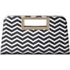 VASCHY SAC Clutch, Clutch Donna Elegante Pochette Donna Pelle Pochette da Borsa Elegante Borsa Tracolla Donna Moda Borsa Donna Piccolo Borsetta Donna Pochette e Clutch Matrimonio,Lino Bianco e Nero