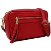 Mauro Pelletteria Borsa Donna Tracolla Piccola Vera Pelle Made in Italy - Modello Joy - Borsa a Tracolla Elegante con Cerniera e Tracolla Regolabile - Idea Regalo Donna
