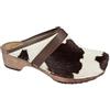 MB Clogs Zoccoli Originali Svezia, Zoccoli di Vacchetta, Zoccoli di Pelliccia, Zoccoli MB Bianco/Marrone