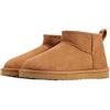 LOVSSU Stivali da neve classici donna Stivaletti corti Scarpe invernali morbide e calde Scarponi esterno for(Brown,37)