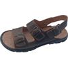 Generico sandalo uomo in pelle ROBERT 83520-2 plantare estraibile testa di moro (marrone, Sistema Taglie Calzature EU, Adulto, Uomo, Numero, Media, 40)