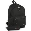ITACA - Zaino sportivo e zaino scuola ideale per ragazzi, zaino scuola superiore e zaino nero di qualità, Nero