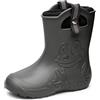 Ladeheid Stivali da Pioggia Ultraleggeri per Bambini e Bambine con Fodera Termica, Stivali Antiscivolo, Scarpe da Pioggia LA-CA-Frog245