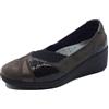 Melluso K91633 Moro Mocassini Comfort per Donna in Pelle con Zeppa Alta