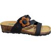 BioNatura sandalo da donna in nabuk Nero 12A2038 (Sistema Taglie Calzature EU, Adulto, Numero, Media, 37)