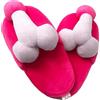 Betrodi Pantofole Divertenti Unisex per Adulti Regalo Scherzoso Novità Pantofole in Peluche Calde Scarpe da Casa Invernali Pantofole Divertenti per Donne e Uomini, Stile 2, One Size Wide