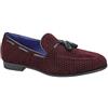 Evoga Mocassini uomo casual eleganti slip on scarpe man's shoes (44, Bordeaux)