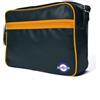 Lambretta Borsa da viaggio con logo, Nero/Senape - Logo, Taglia unica