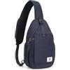 SKYSPER Zaino Monospalla per Uomini e Donne, Borsa a Tracolla Sling Backpack Crossbody Antiscippo per Viaggi e Sport