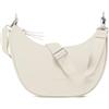 Expatrié Borsa a Tracolla Donna - Lea Medium | Borsa a Spalla Mezzaluna, Crossbody Moon Bag, Marsupio Rotonda in Pelle Vegana, Idrorepellente