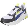 Puma Sneaker unisex Trinity Lite Jr, Lapislazzuli-Bianco-Galattico Grigio-Lime Sheen, 37 EU