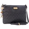 Catwalk Collection Handbags - Borsa a Tracolla Media in Pelle - Borsa a Mano Donna - Borsetta da Giorno Formato A5 - Tracolla Regolabile - Sadie