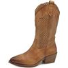 Toocool Stivali Donna Estivi Western Texani Camperos Scarpe Traforati 6Y220 [camel, 38]