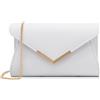 Milisente Clutch Bags For Women Wedding Suede Evening Bag Metallic Shoulder Purse