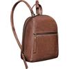 STILORD Lia Mini Zaino Donna Pelle Vintage Zainetto Piccolo Backpack Pratico Elegante Daypack da Viaggio in Cuoio Autentico Colore:messina - marrone