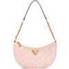 GUESS Giully Top Shoulder, Borsa a Tracolla, Zip Superiore Donna, Rosa Chiaro, Taglia Unica