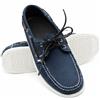 Zerimar Mocassino Nautico da Uomo in Vera Pelle, Calzatura Elegante e Leggera per Uso Quotidiano o Formale, Scarpa Confortevole, Colore Blu Marino, Taglia 45.