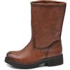 IF FASHION Stivali Stivaletti Scarpe Biker Motociclista da Donna 885 marrone N.37